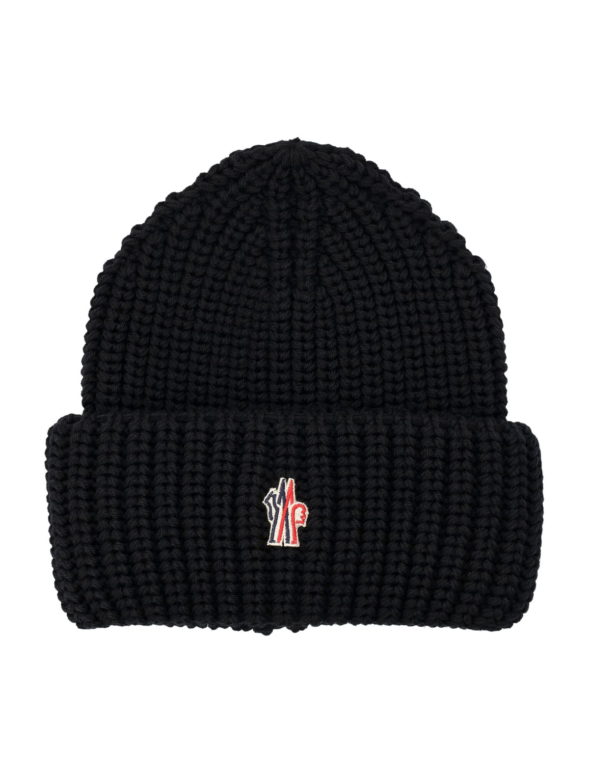 MONCLER GRENOBLE Wool Beanie with Logo for Men | Banlieue91