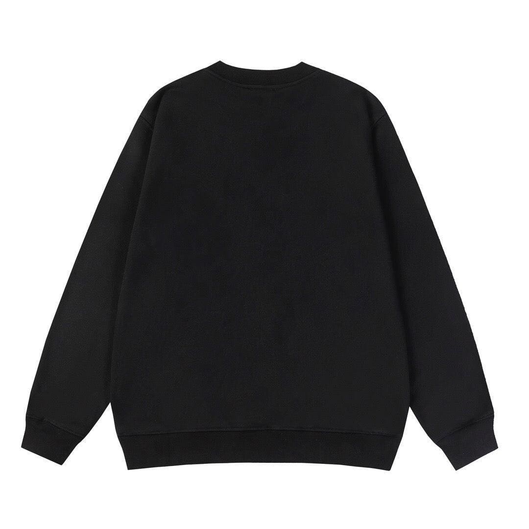Moncler Logo Embroidered Printed Cotton Jersey Sweatshirt - Black | Banlieue91