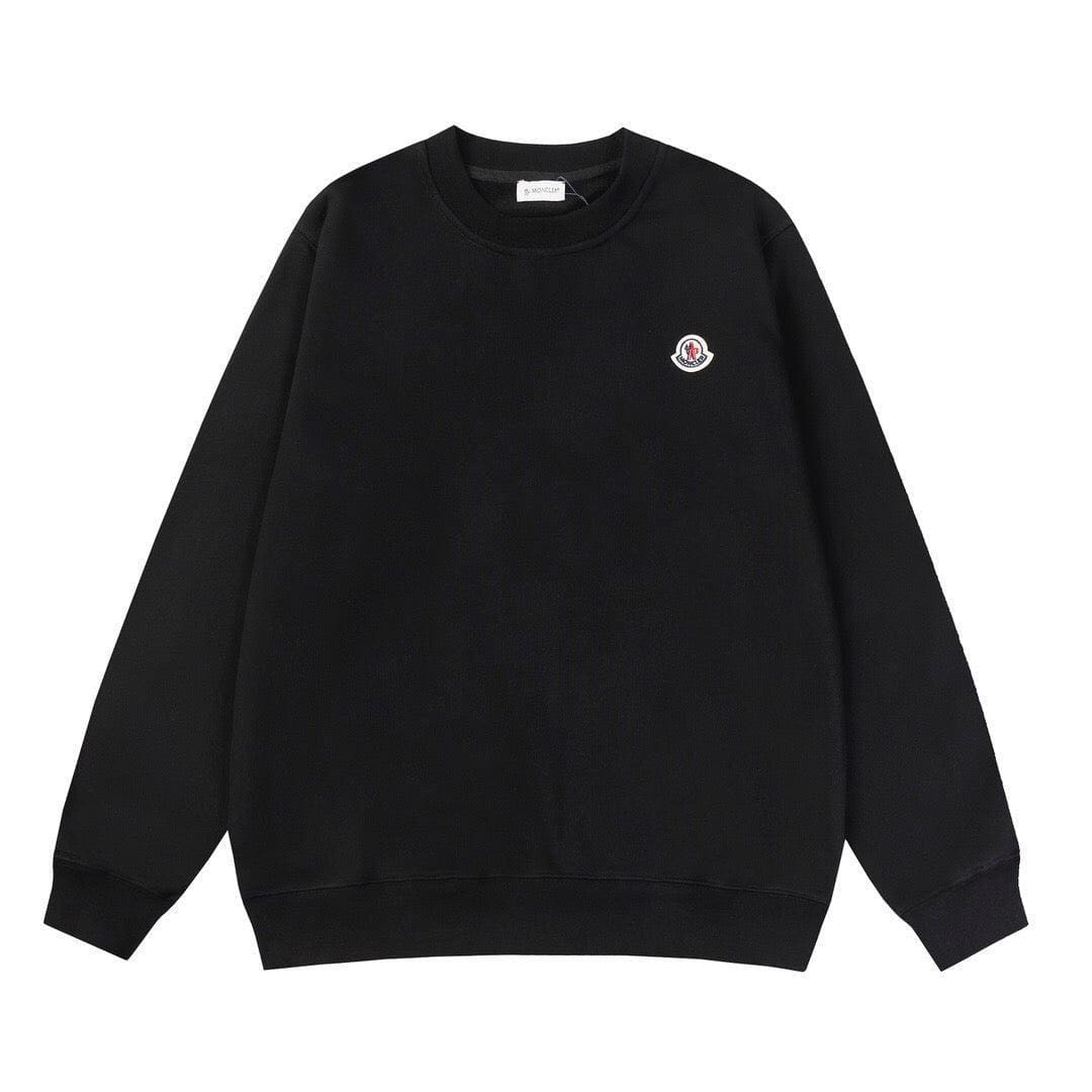Moncler Logo Patch Sweatshirt 'Black' | Banlieue91
