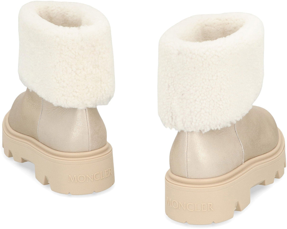 MONCLER Shearling Winter Boots | Banlieue91