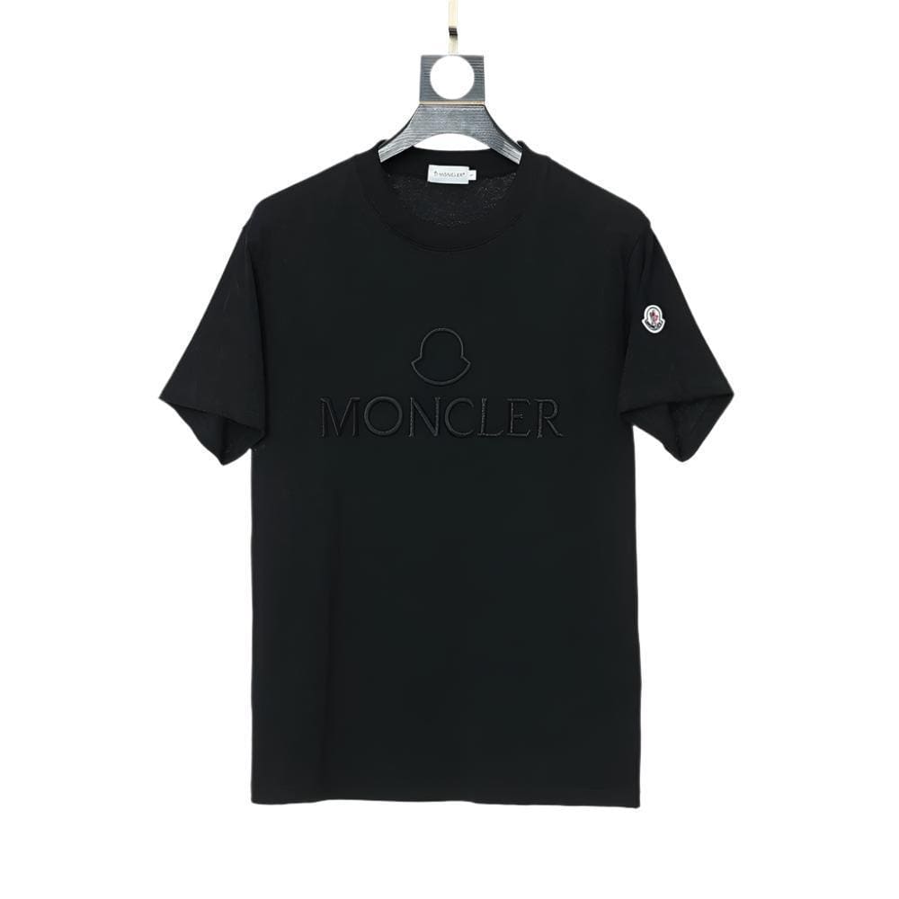 Moncler T-Shirt Without Collar 'Black' | Banlieue91