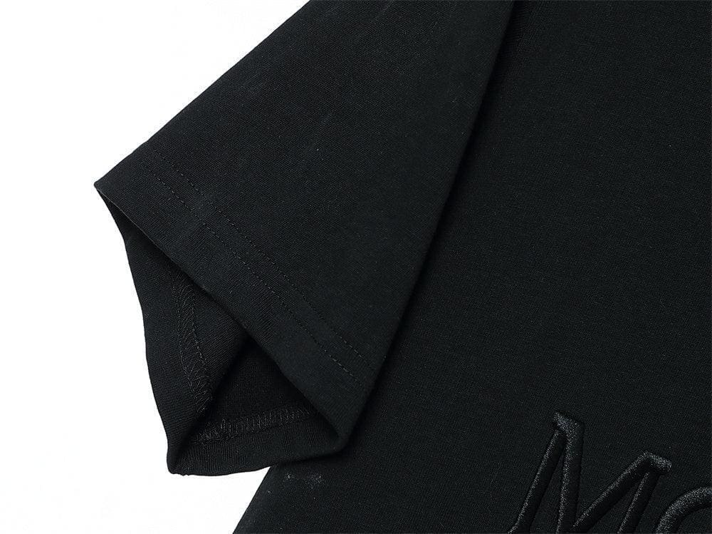 Moncler T-Shirt Without Collar 'Black' | Banlieue91