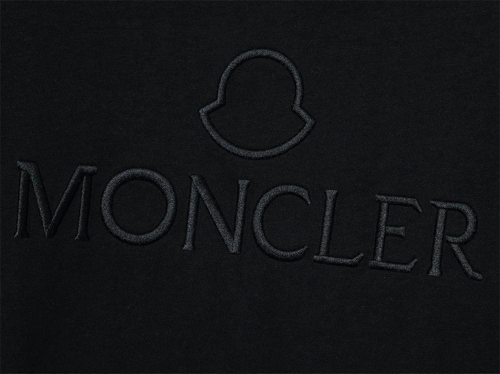 Moncler T-Shirt Without Collar 'Black' | Banlieue91