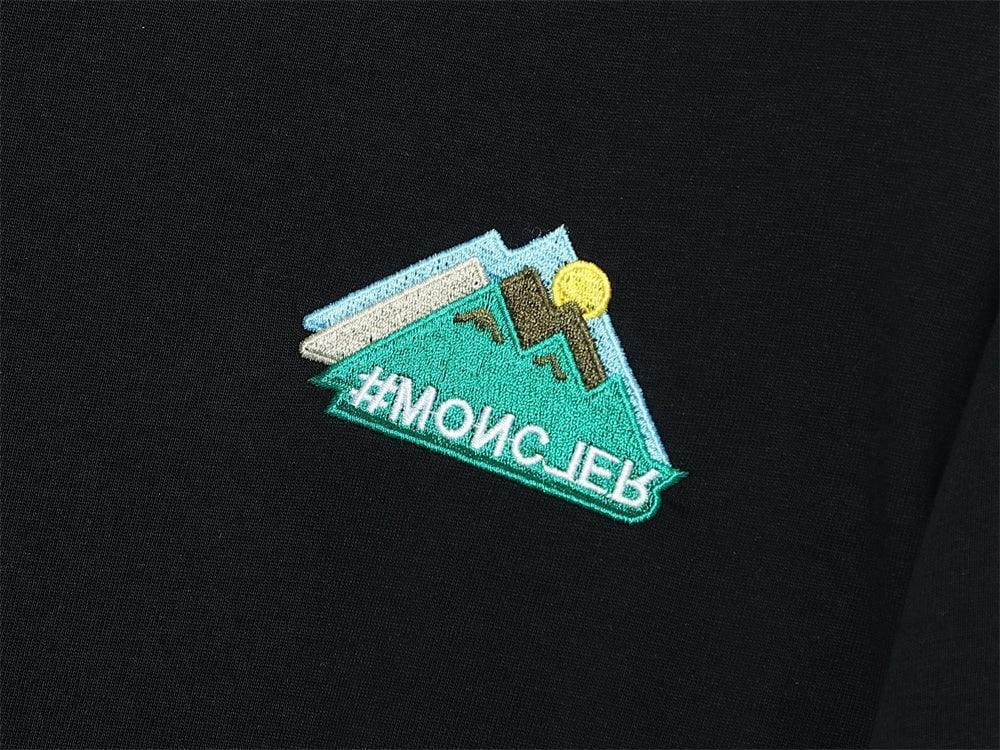 Moncler T-Shirt Without Collar 'Black' | Banlieue91