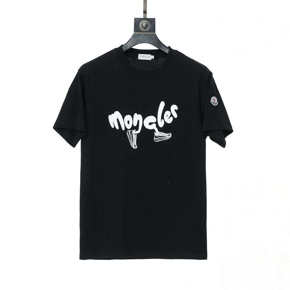 Moncler T-Shirt Without Collar 'Black' | Banlieue91