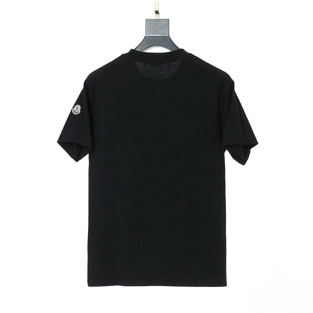 Moncler T-Shirt Without Collar 'Black' | Banlieue91