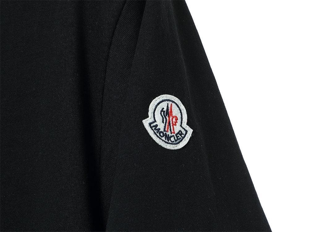 Moncler T-Shirt Without Collar 'Black' | Banlieue91