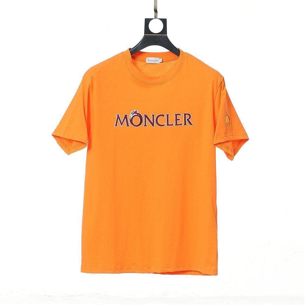 Moncler T-Shirt Without Collar 'Orange' | Banlieue91
