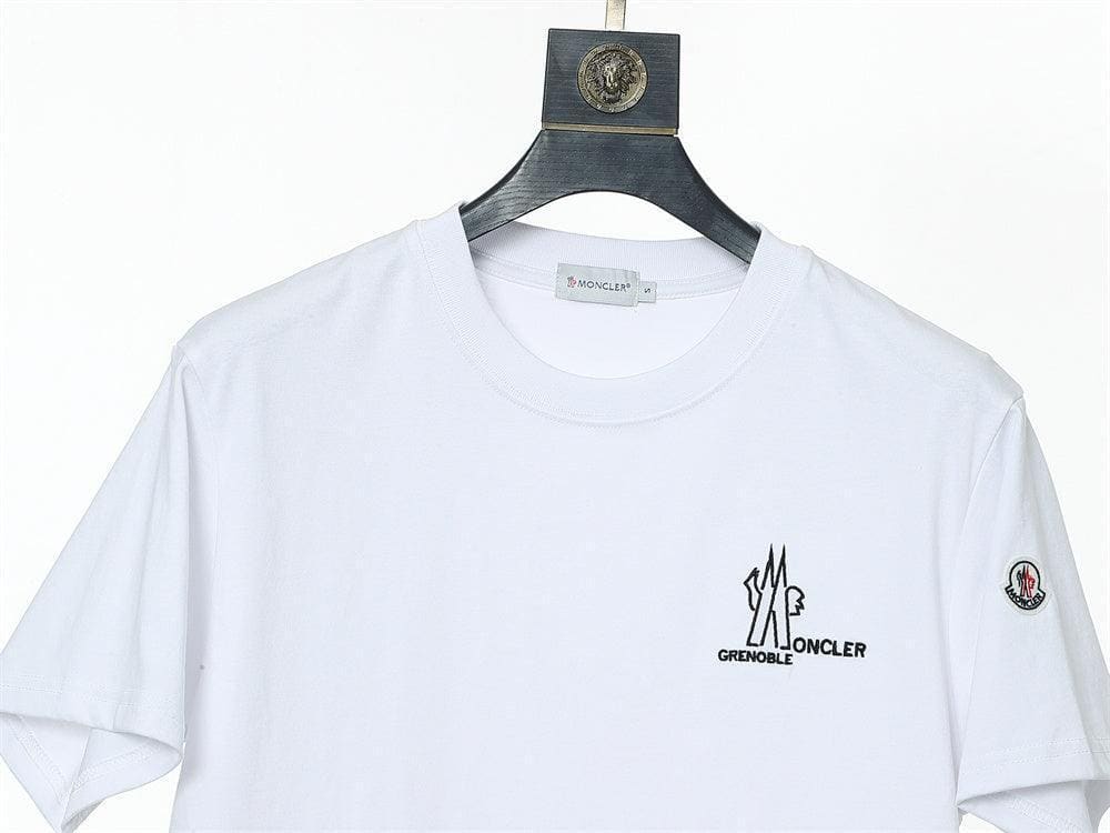 Moncler T-Shirt Without Collar 'White' | Banlieue91