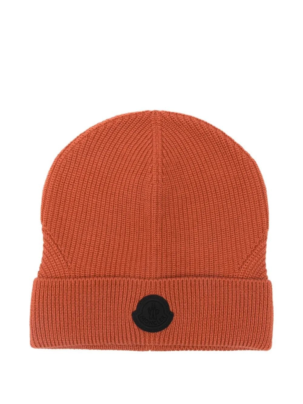 MONCLER Wool Beanie with Turn-Up Brim for Men | Banlieue91