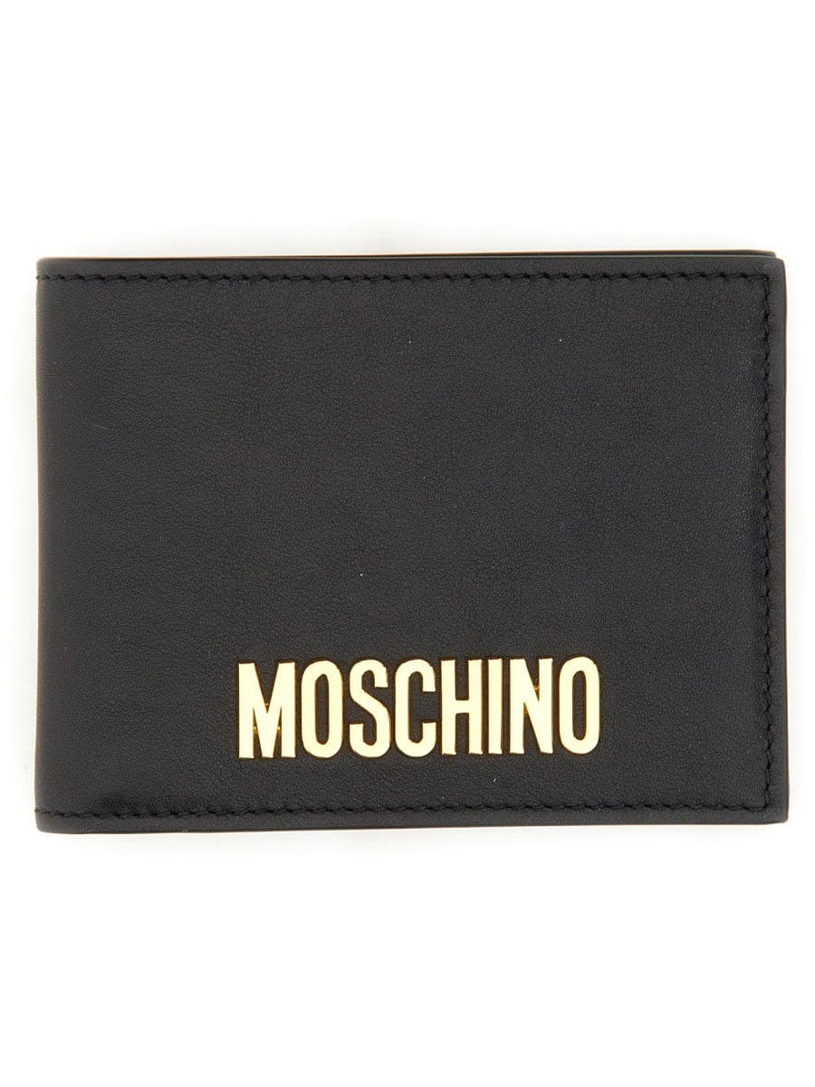 MOSCHINO COUTURE Mini Wallet with Logo for Men | Banlieue91