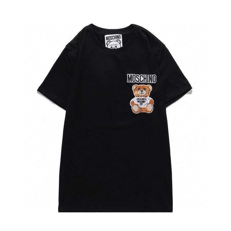 Moschino T-Shirt Without Collar 'Black' | Banlieue91