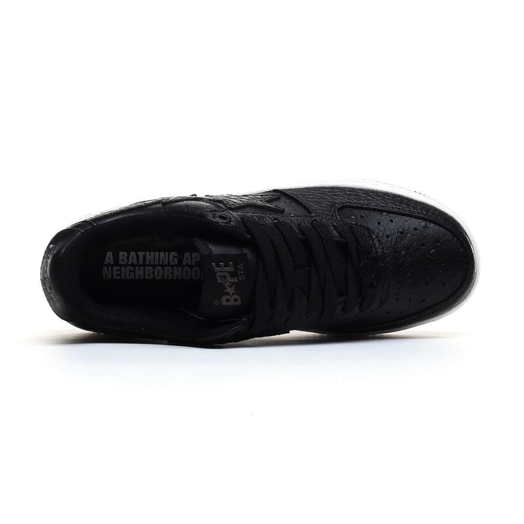 Neighborhood x Bapesta 'Black Crocodile & Ostrich' | Banlieue91