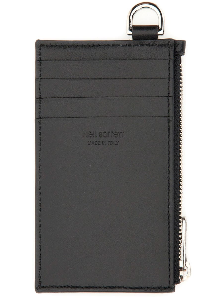 NEIL BARRETT Mini Card Holder with Strap | Banlieue91