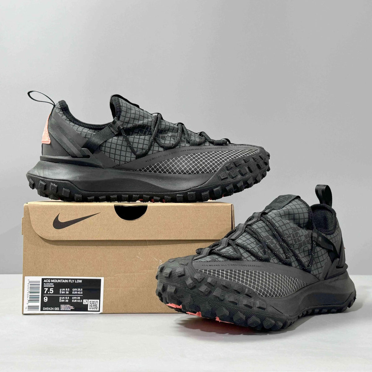 Nike ACG Mountain Fly Low 'Black Anthracite' | Banlieue91