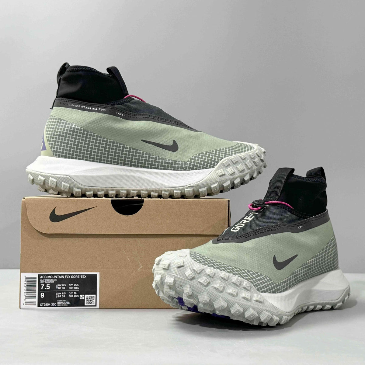Nike ACG Moutain Fly High Gore-Tex 'Clay Green' | Banlieue91