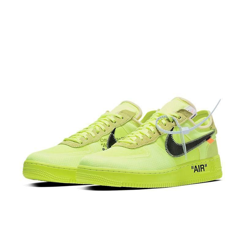 Nike Air Force 1 Low '07 Off-White 'Volt' | Banlieue91