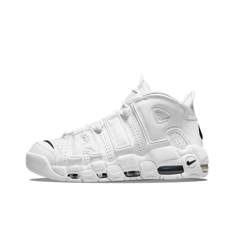 Nike Air More Uptempo 96 White White Midnight Navy | Banlieue91