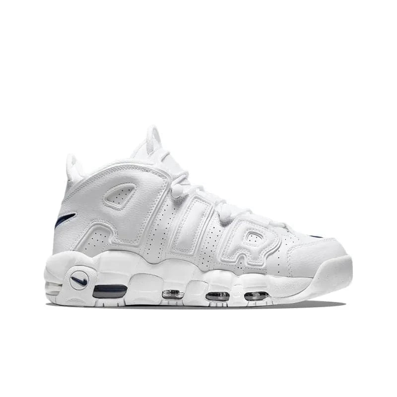 Nike Air More Uptempo 96 White White Midnight Navy | Banlieue91