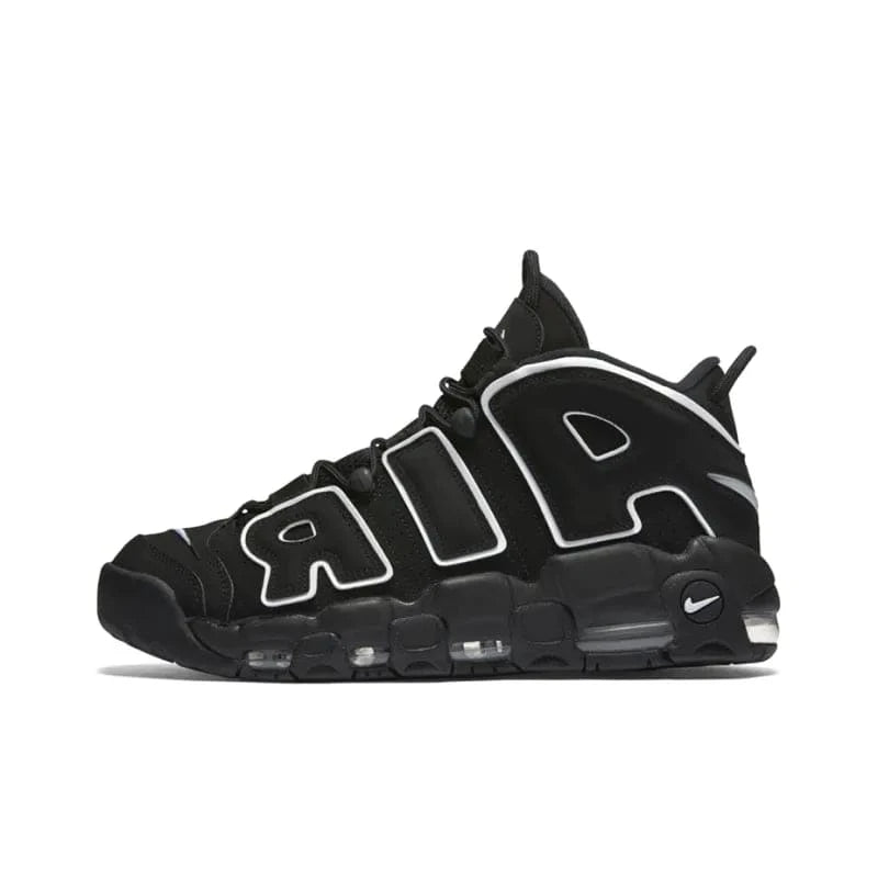 Nike Air More Uptempo Black White | Banlieue91