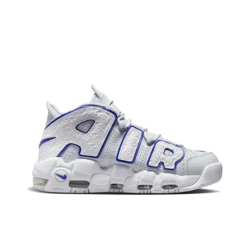 Nike Air More Uptempo Embossed White Royal Blue | Banlieue91