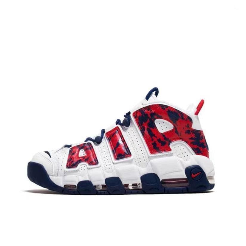 Nike Air More Uptempo 'Red Navy Camo' | Banlieue91