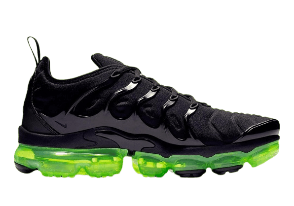 Nike Air VaporMax Plus Black Volt Sole Sneakers - Men's | Banlieue91