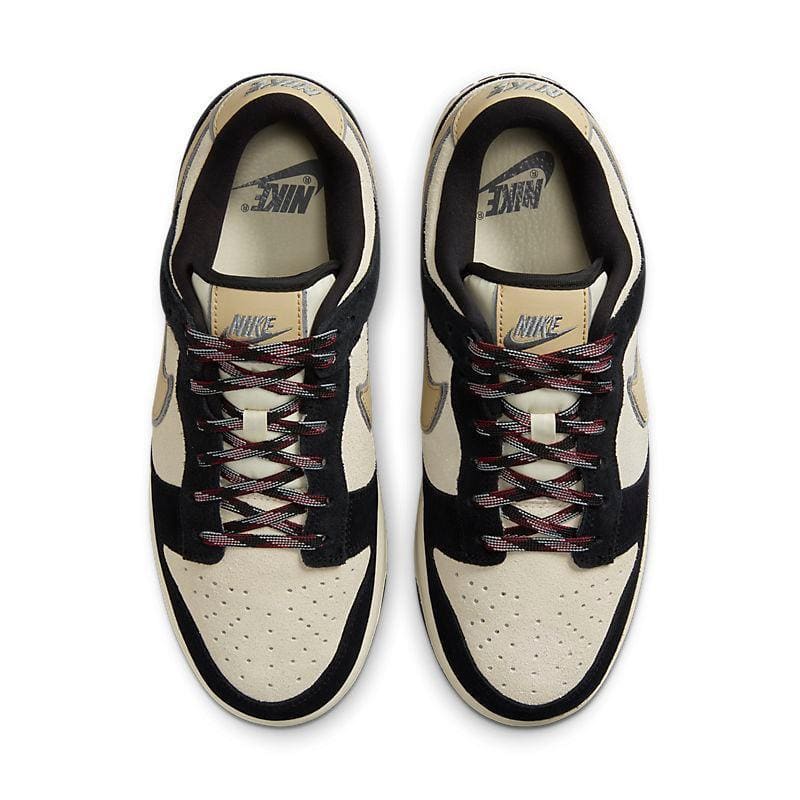 Nike Dunk Low LX Black Suede Team Gold | Banlieue91