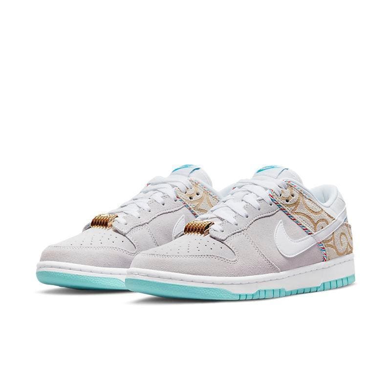 Nike Dunk Low SE Barber Shop Grey Sneakers - Unique Style | Banlieue91