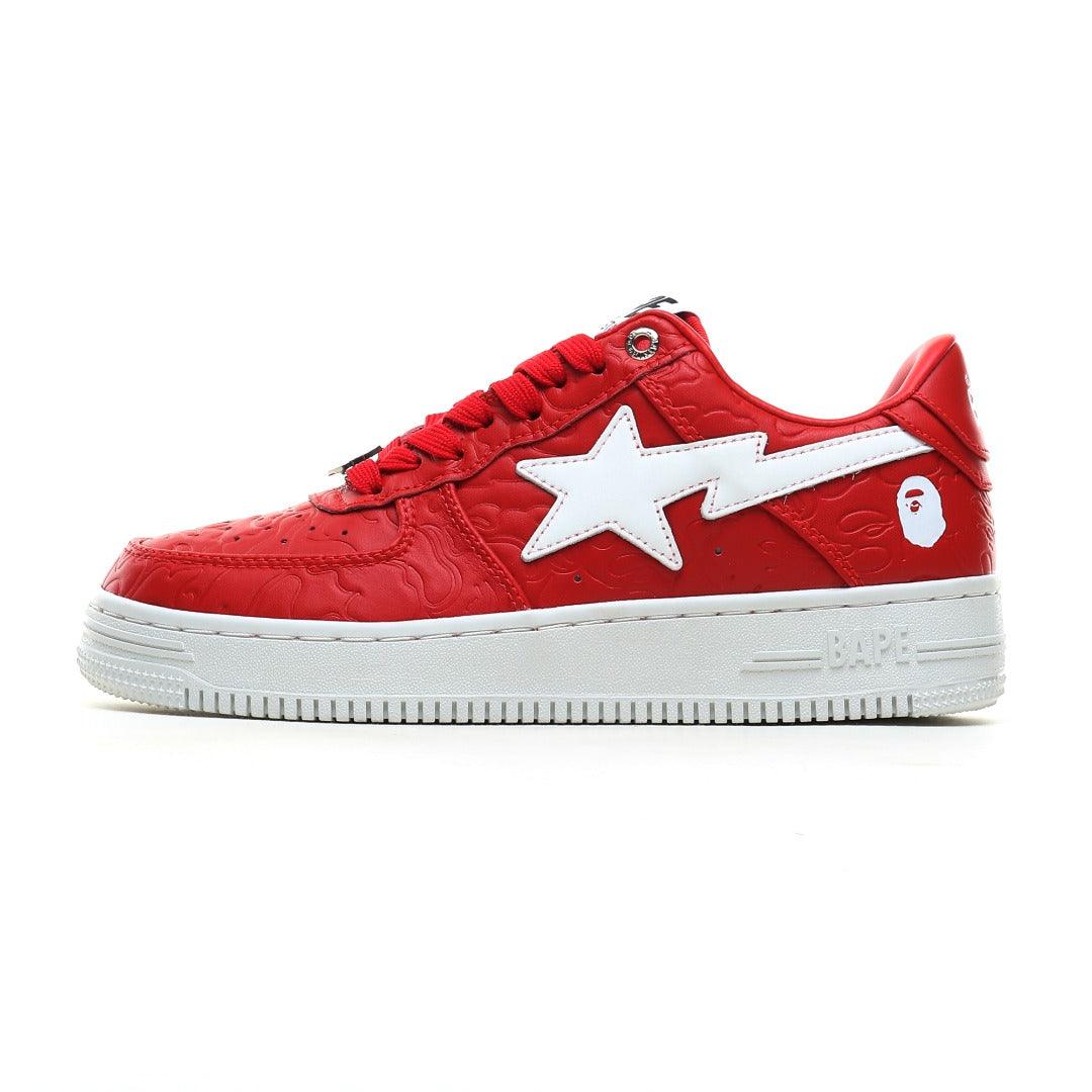 A Bathing Ape Bape Sta #3 'Red White' - Banlieue91 -