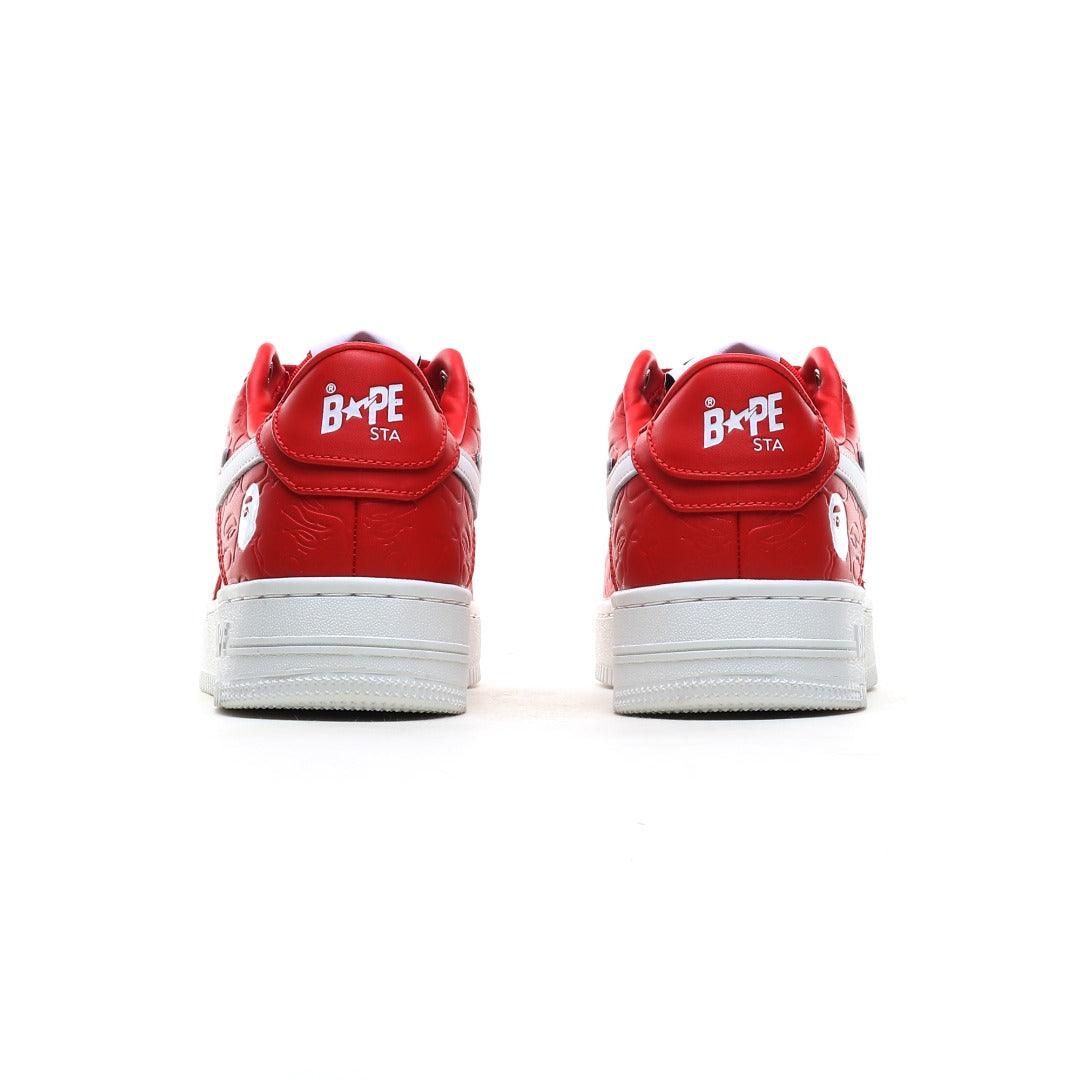 A Bathing Ape Bape Sta #3 'Red White' - Banlieue91 -