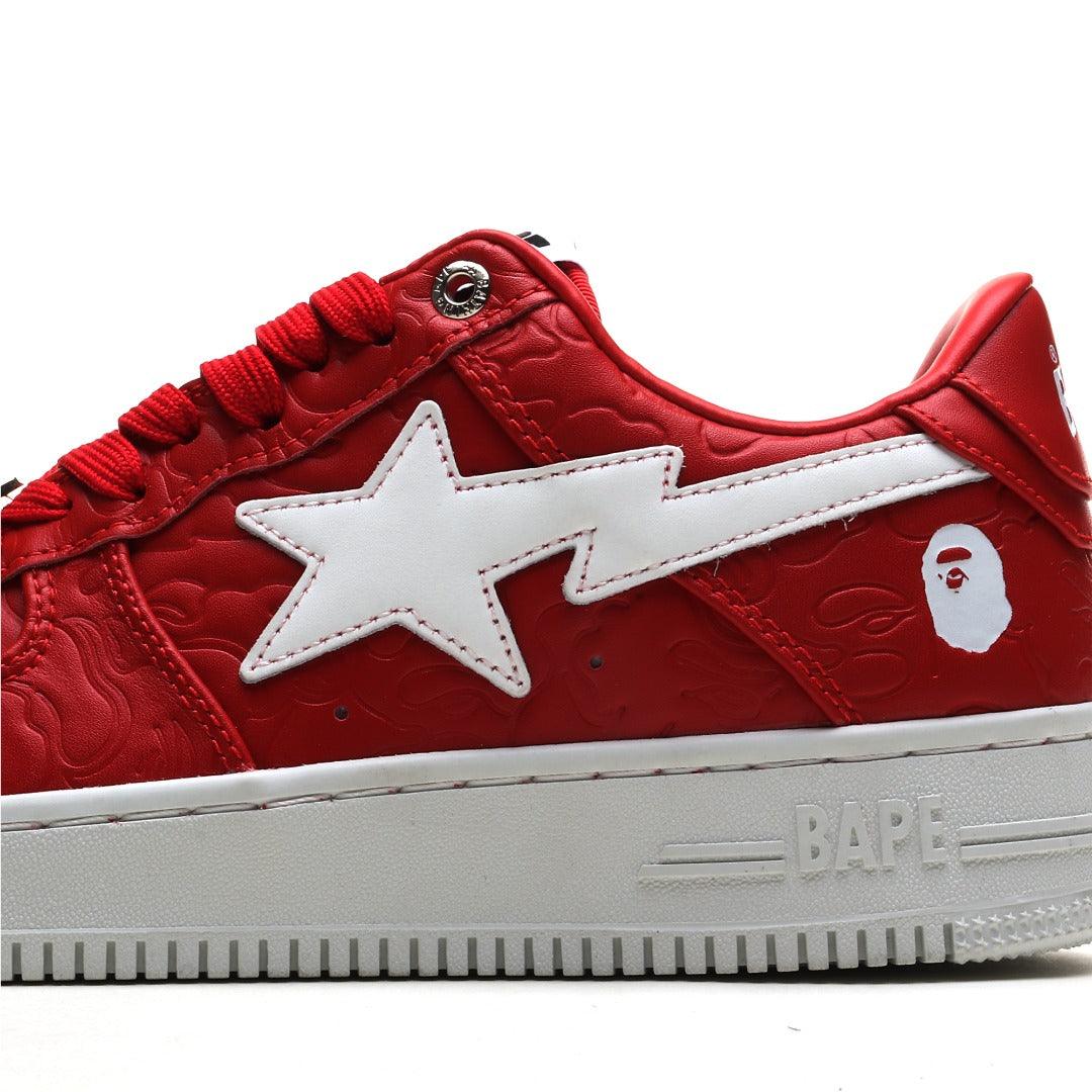 A Bathing Ape Bape Sta #3 'Red White' - Banlieue91 -