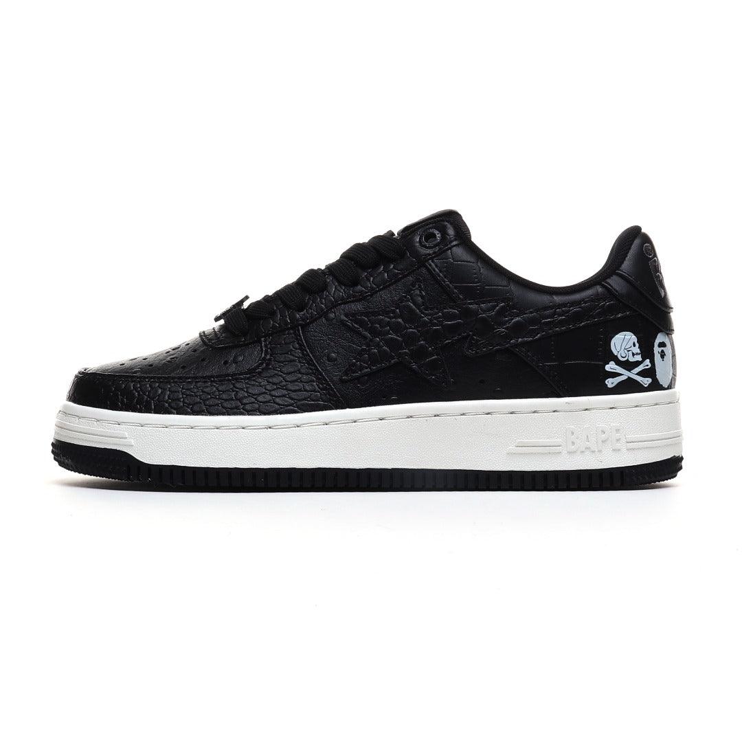 Neighborhood x Bapesta 'Black Crocodile & Ostrich' - Banlieue91 -