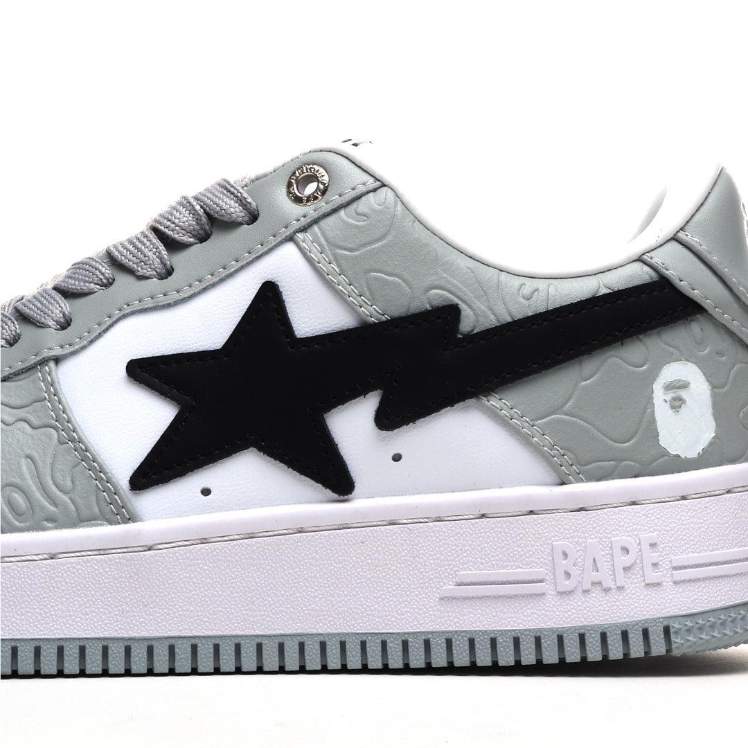 A Bathing Ape Bape Sta Low 'Grey Black' - Banlieue91 -