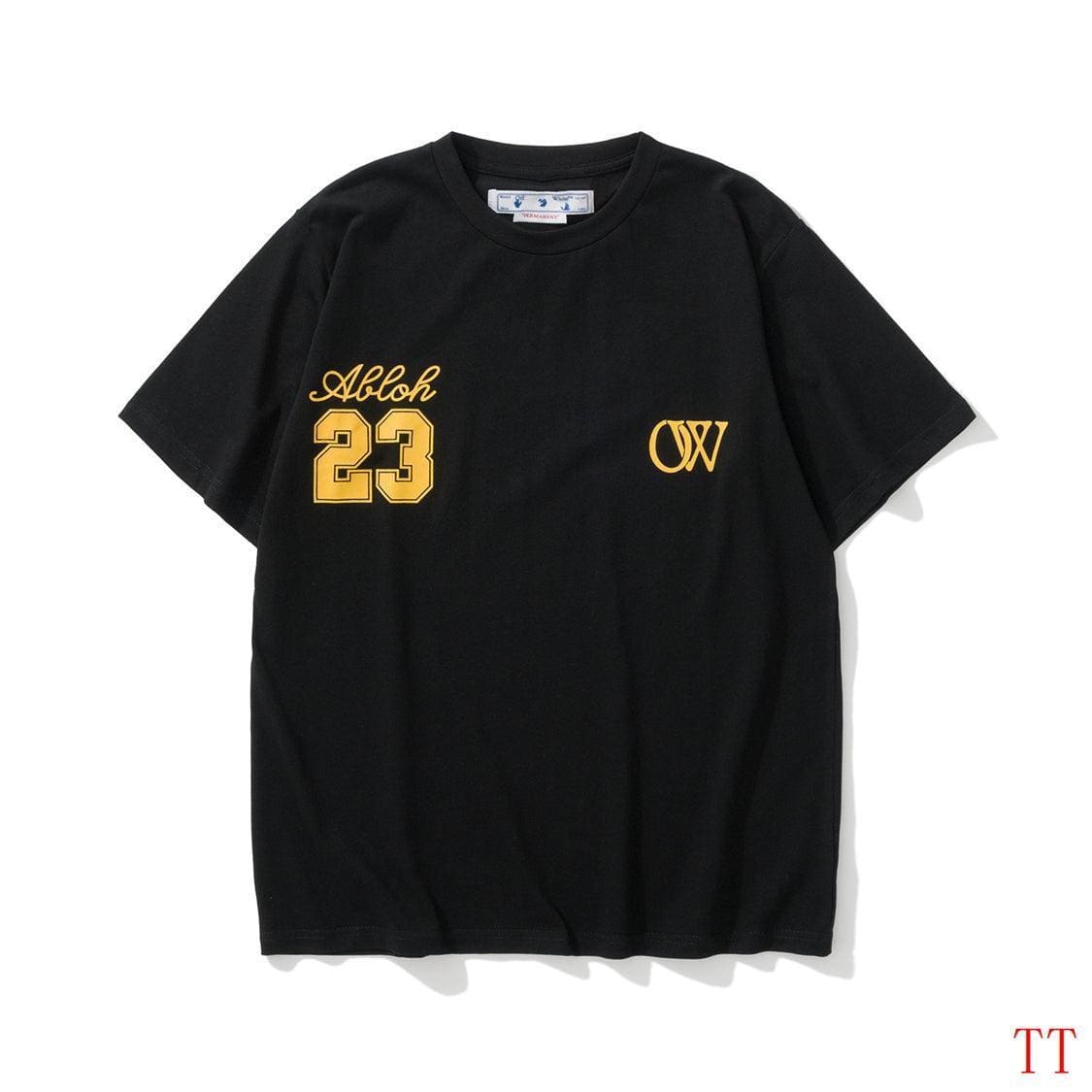 Off-White 23 T-Shirt Without Collar 'Black' | Banlieue91