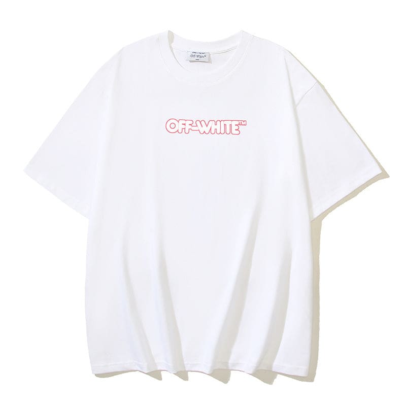Off-White Logo Cotton T-Shirt 'White' | Banlieue91