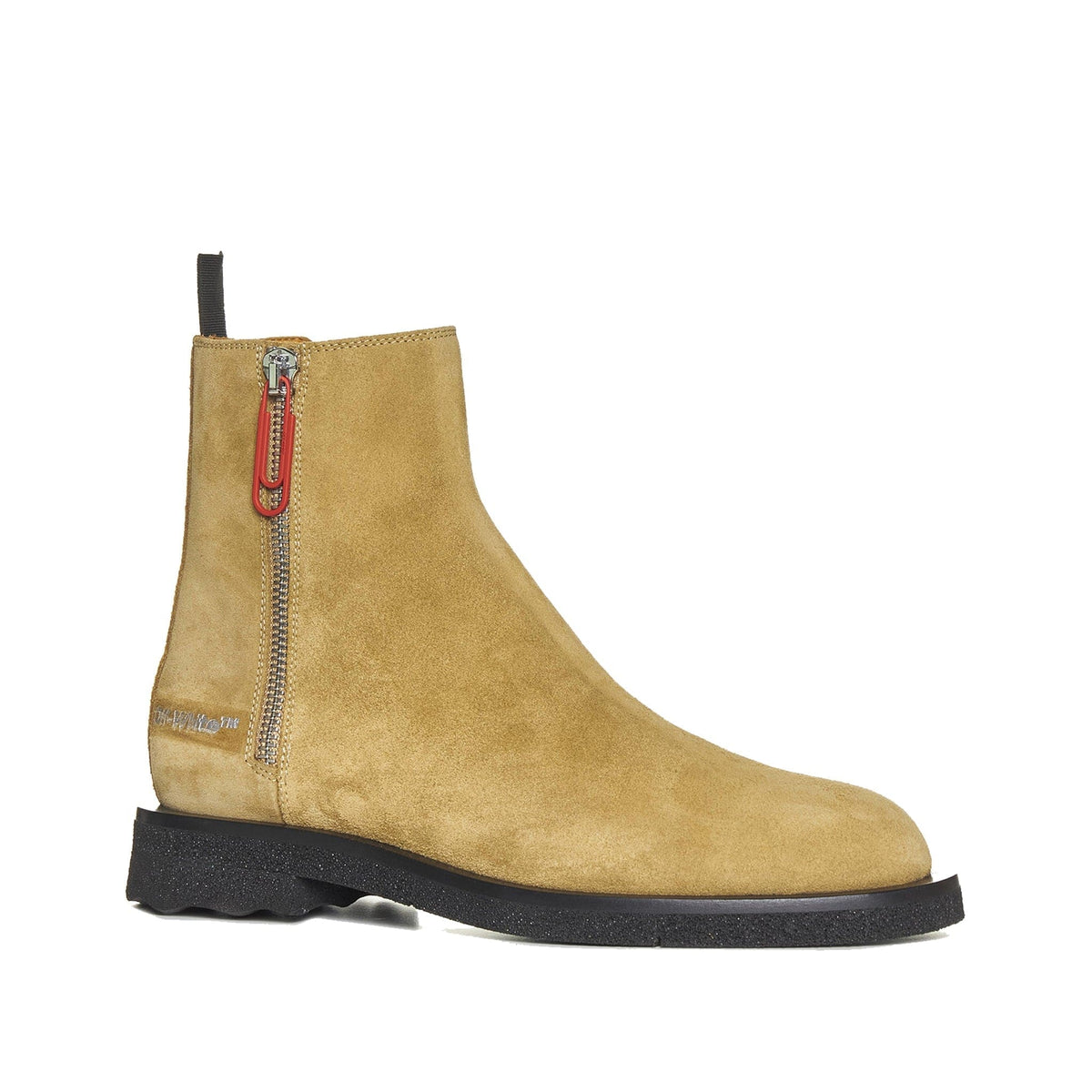 Off White Off White Suede Ankle Boots | Banlieue91
