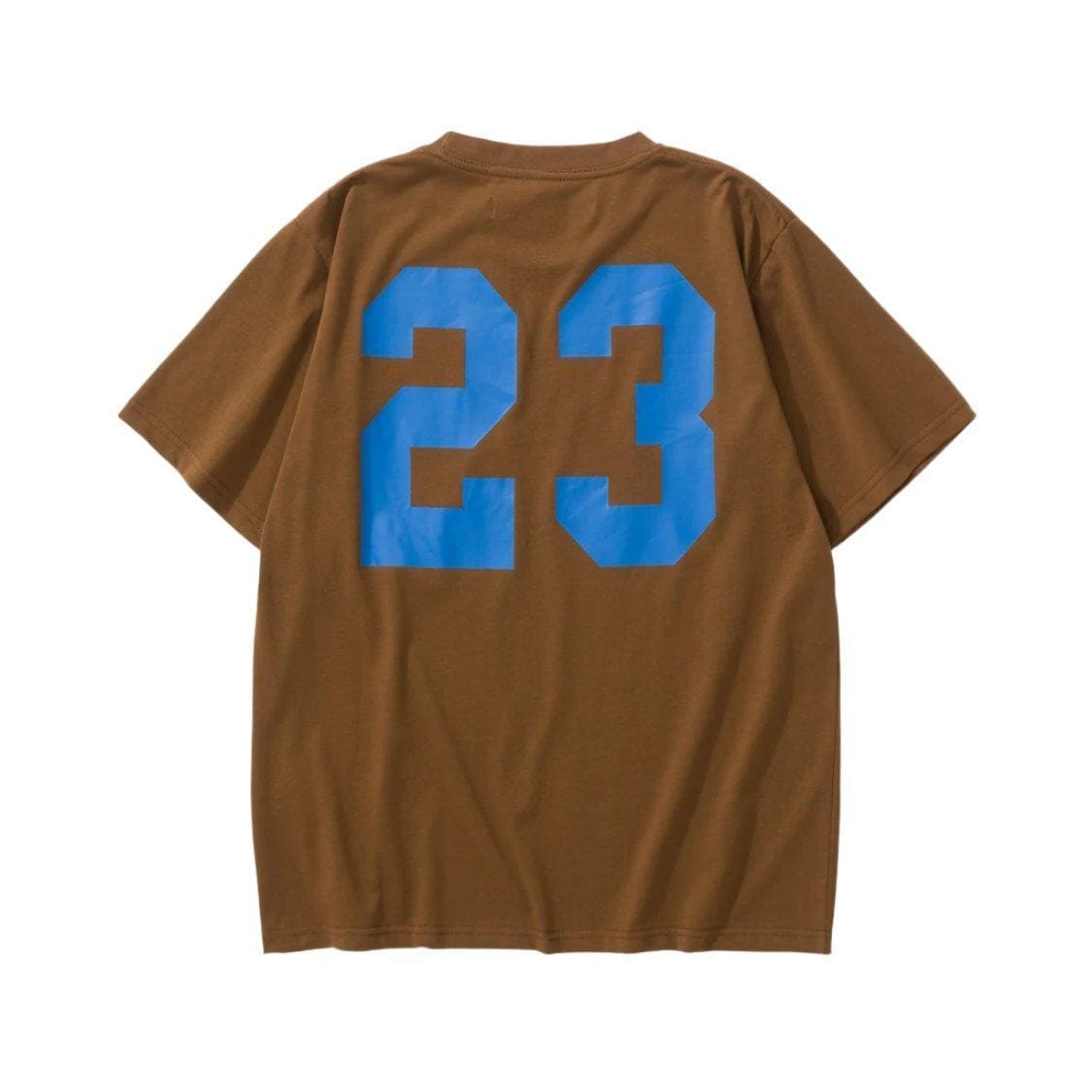 Off-White T-Shirt 23 Without Collar 'Brown' | Banlieue91