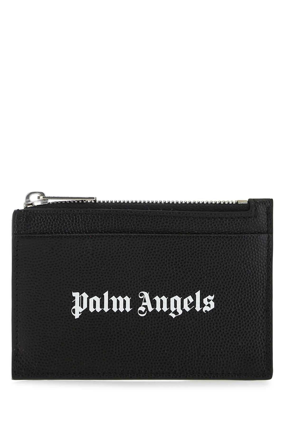 PALM ANGELS Men's Mini Leather Card Holder | Banlieue91