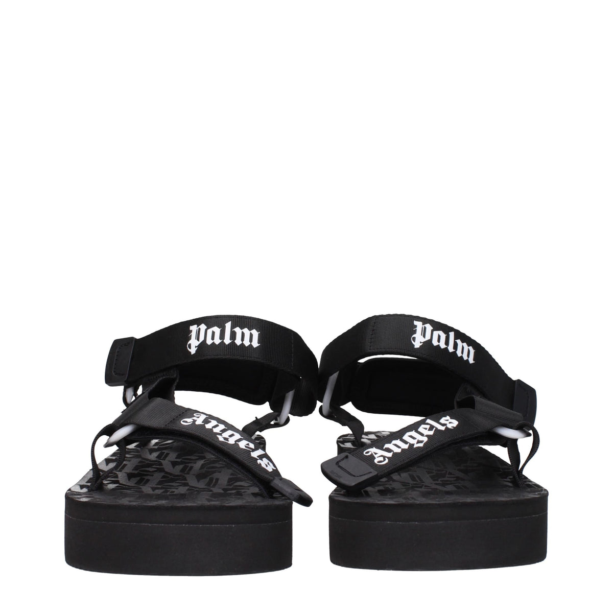 Palm Angels Sandali Suicoike Uomo Tessuto Nero | Banlieue91