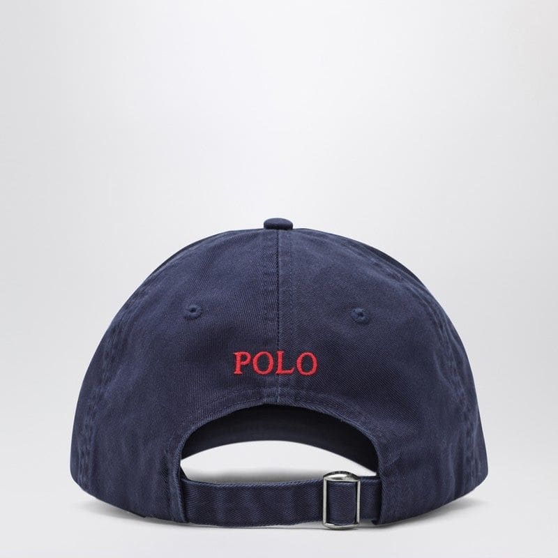 POLO RALPH LAUREN Navy Adjustable Fit Baseball Cap with Logo | Banlieue91