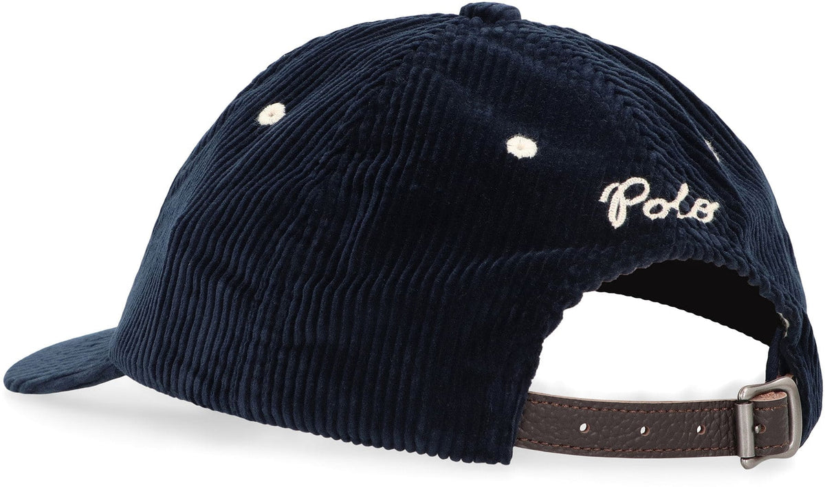 POLO RALPH LAUREN Wide Corduroy Adjustable Baseball Cap with Logo | Banlieue91