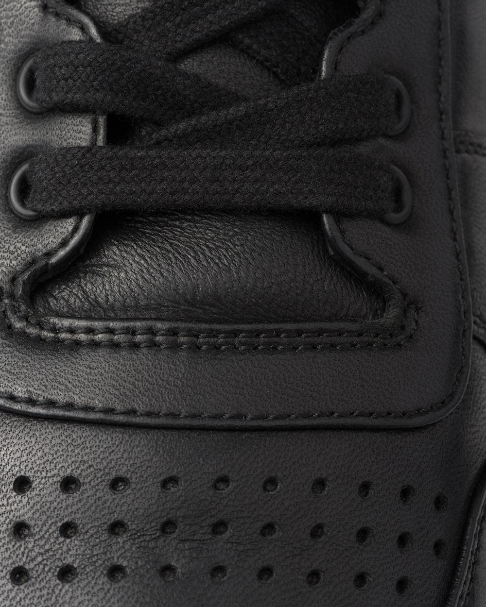Prada Downtown nappa leather sneakers 'Black' | Banlieue91