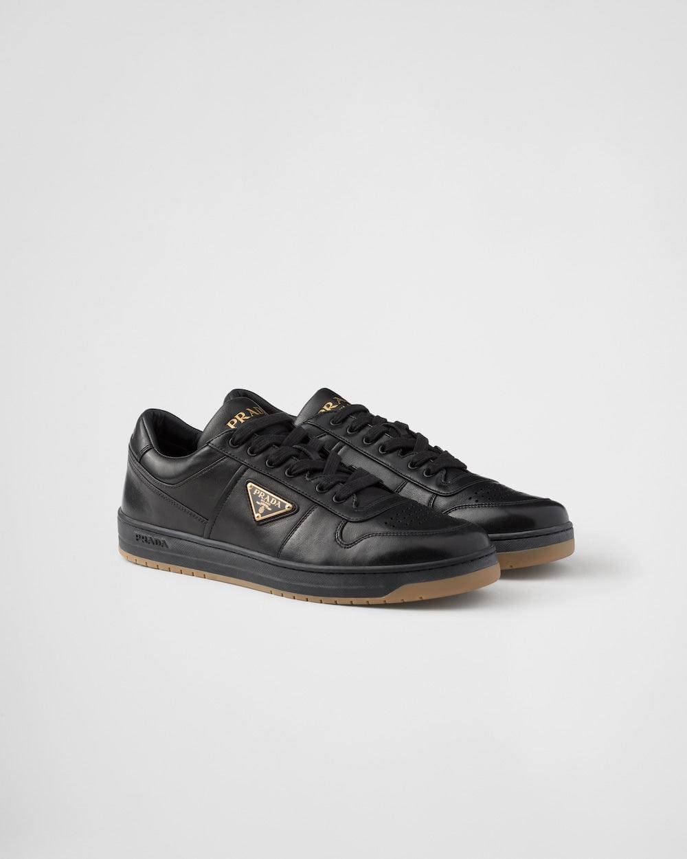 Prada Downtown nappa leather sneakers 'Black' | Banlieue91
