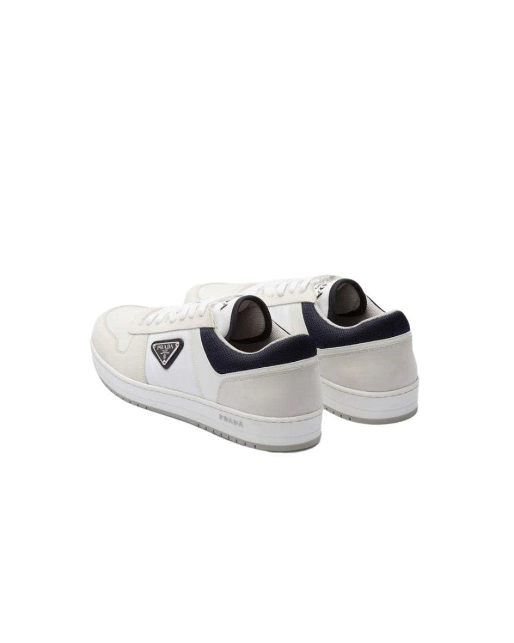 Prada Downtown Re-Nylon sneakers 'White/Beige/Black' | Banlieue91