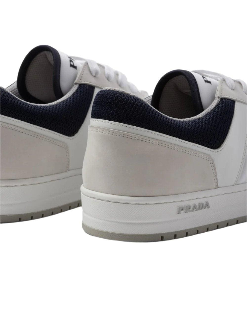 Prada Downtown Re-Nylon sneakers 'White/Beige/Black' | Banlieue91