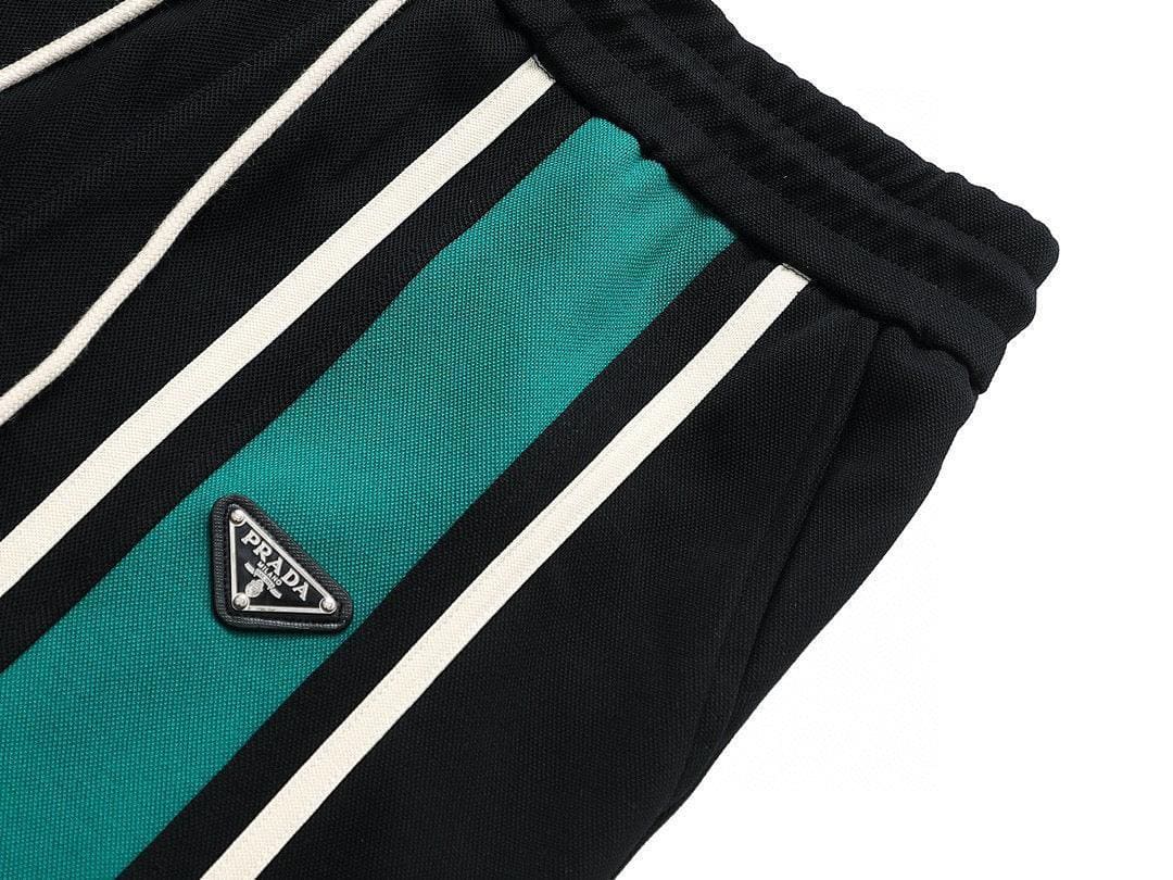 Prada Long Pant 'Black/Green' | Banlieue91