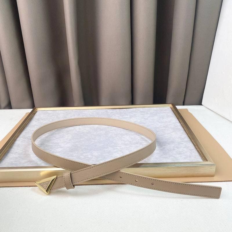 Prada Saffiano leather belt 'Sand Beige' | Banlieue91