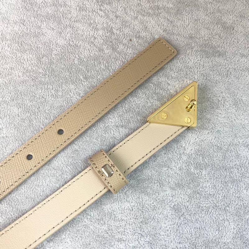 Prada Saffiano leather belt 'Sand Beige' | Banlieue91