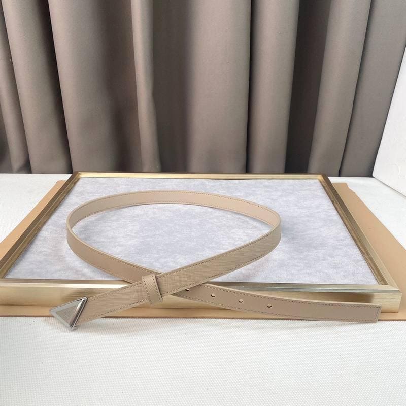 Prada Saffiano leather belt 'Sand Beige' | Banlieue91